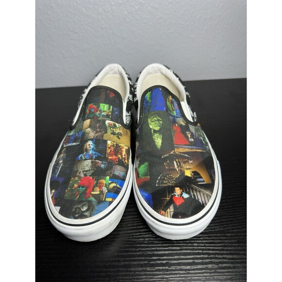 RARE🔥 VANS x Beetlejuice Custom Slip On Sneakers Limited Edition Men’s 10 - Picture 2 of 6